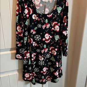 Christmas  3/4 sleeve holiday tunic